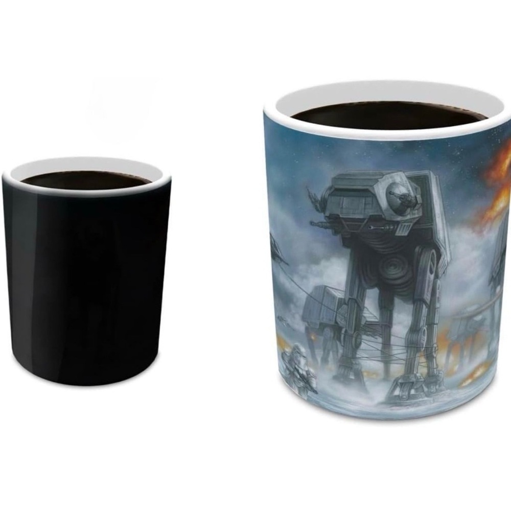 Thomas Kinkade Studios star war color changing mug